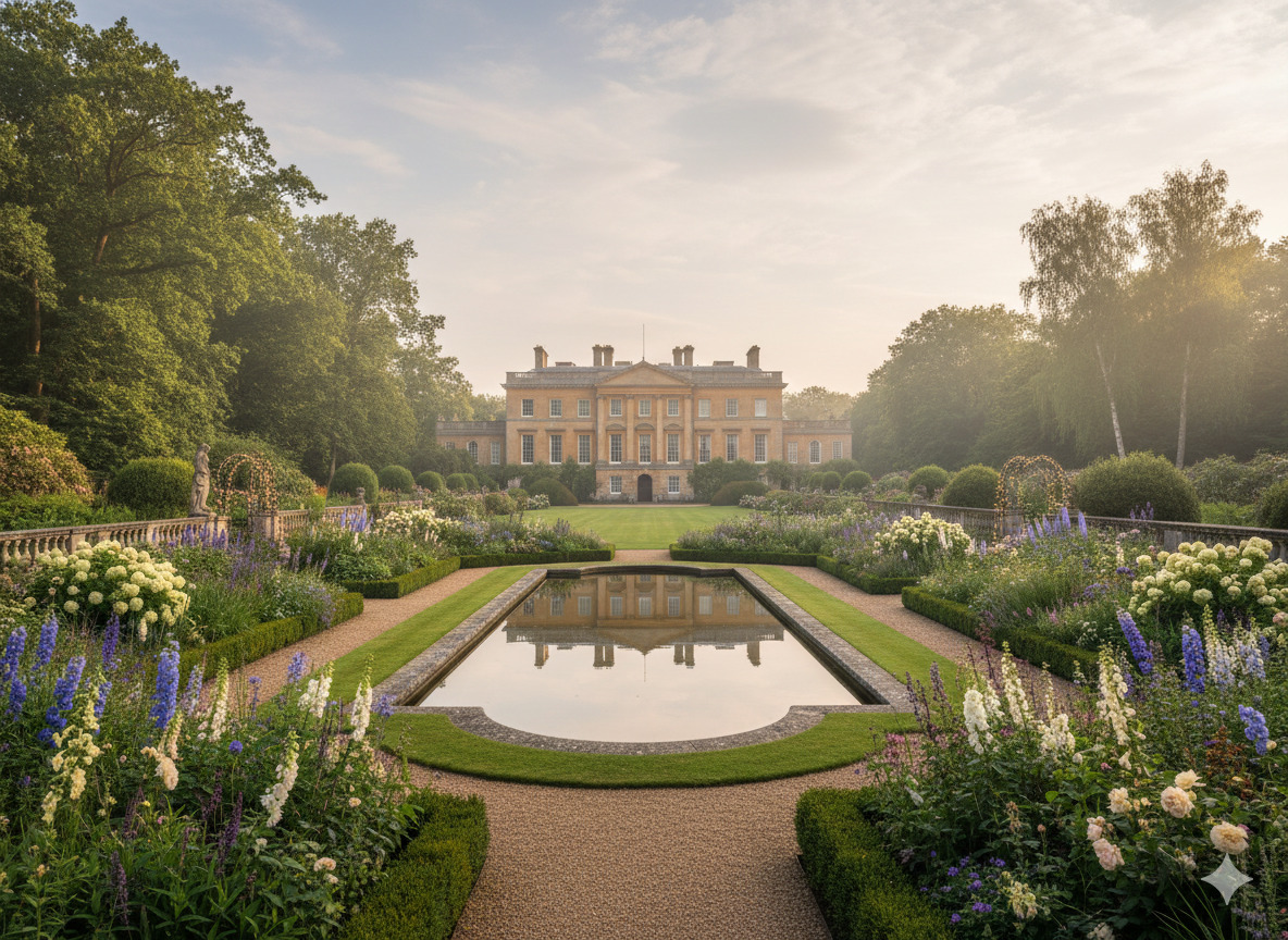 Country estate garden design